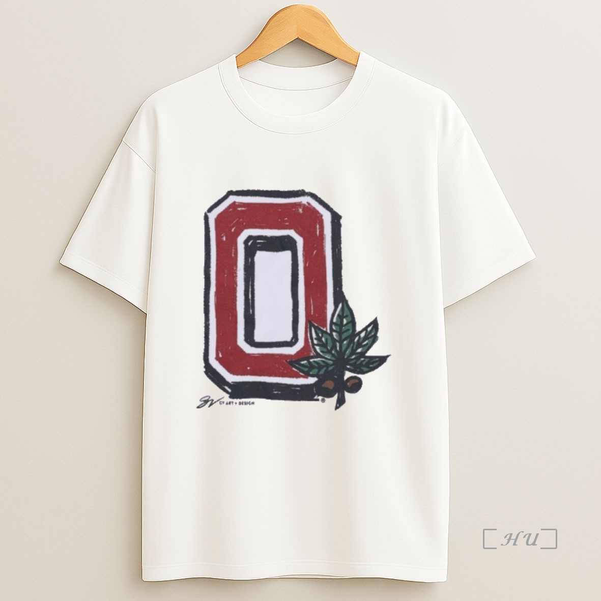 Officials Ohio State Buckeyes Heritage Block O Sweatshirt Tee Shirt