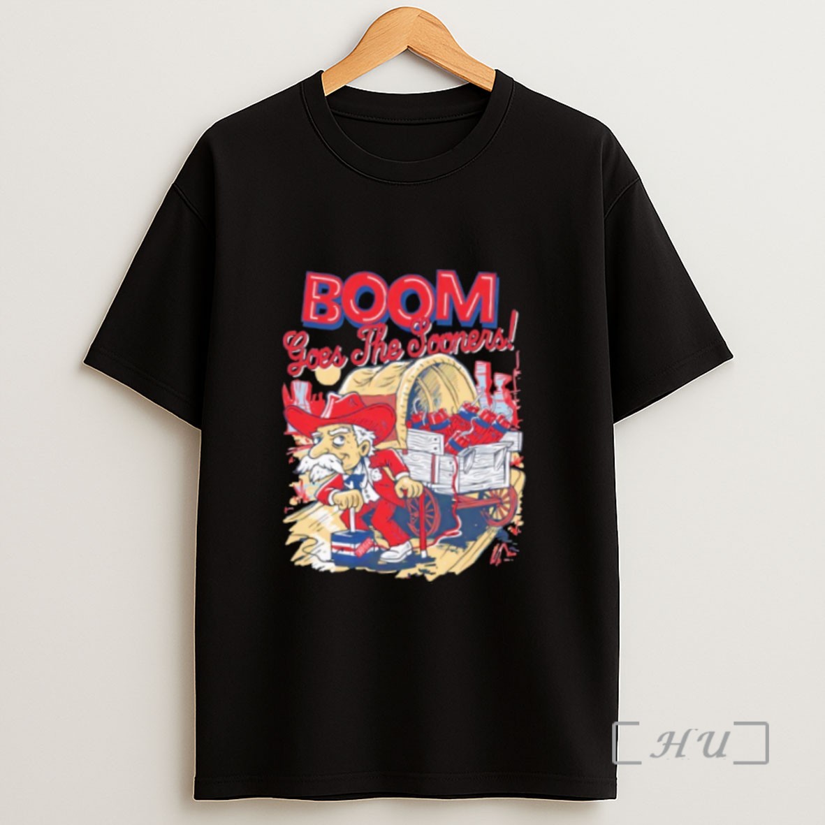 Officials Ole Miss Rebels Boom Goes The Sooners Sweatshirt Tee Shirt