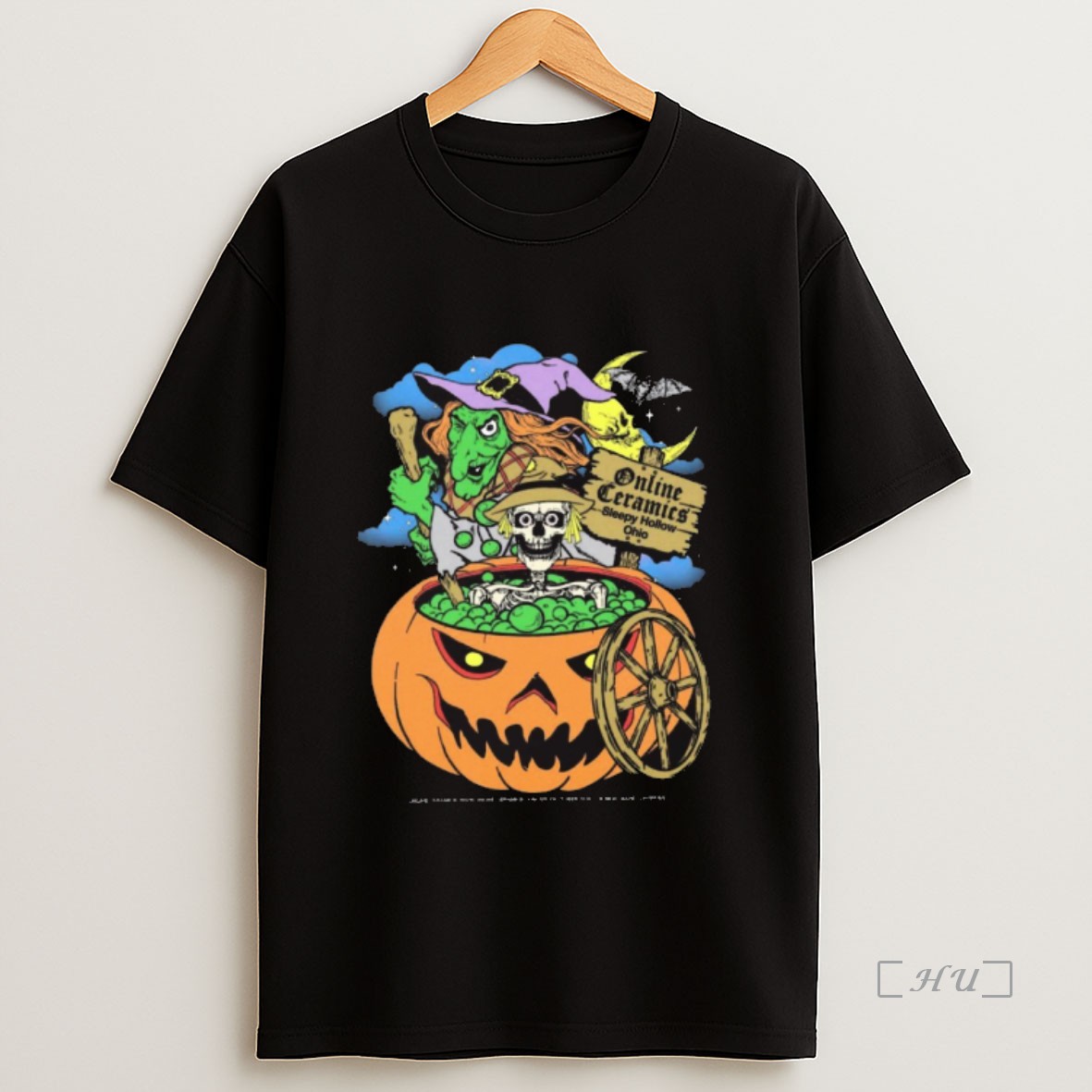 Officials Online Ceramics Sleepy Hollow Ohio Halloween 2025 Sweatshirt Tee Shirt