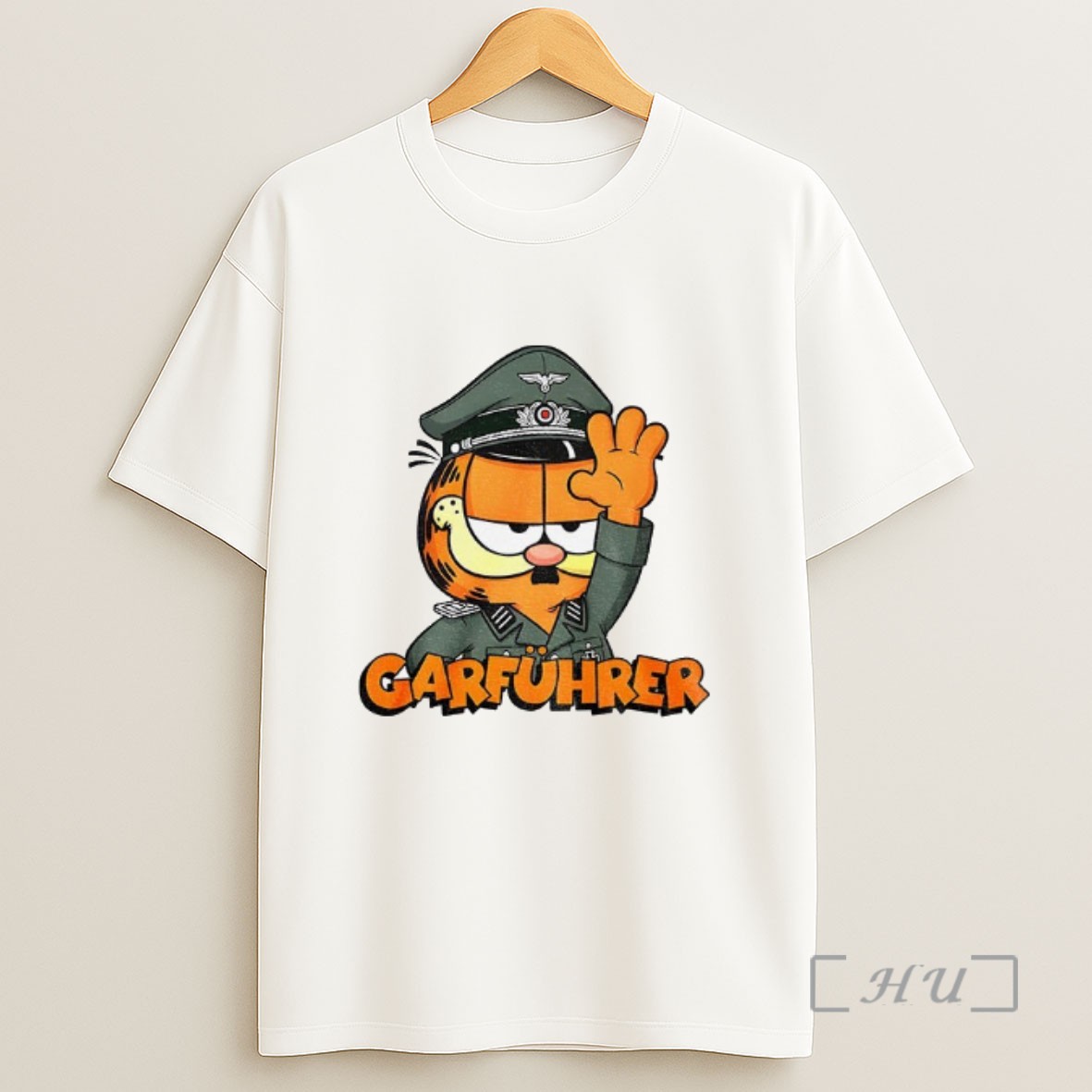 Officials Orange Cat Police Garfuhrer Funny Meme Sweatshirt Tee Shirt