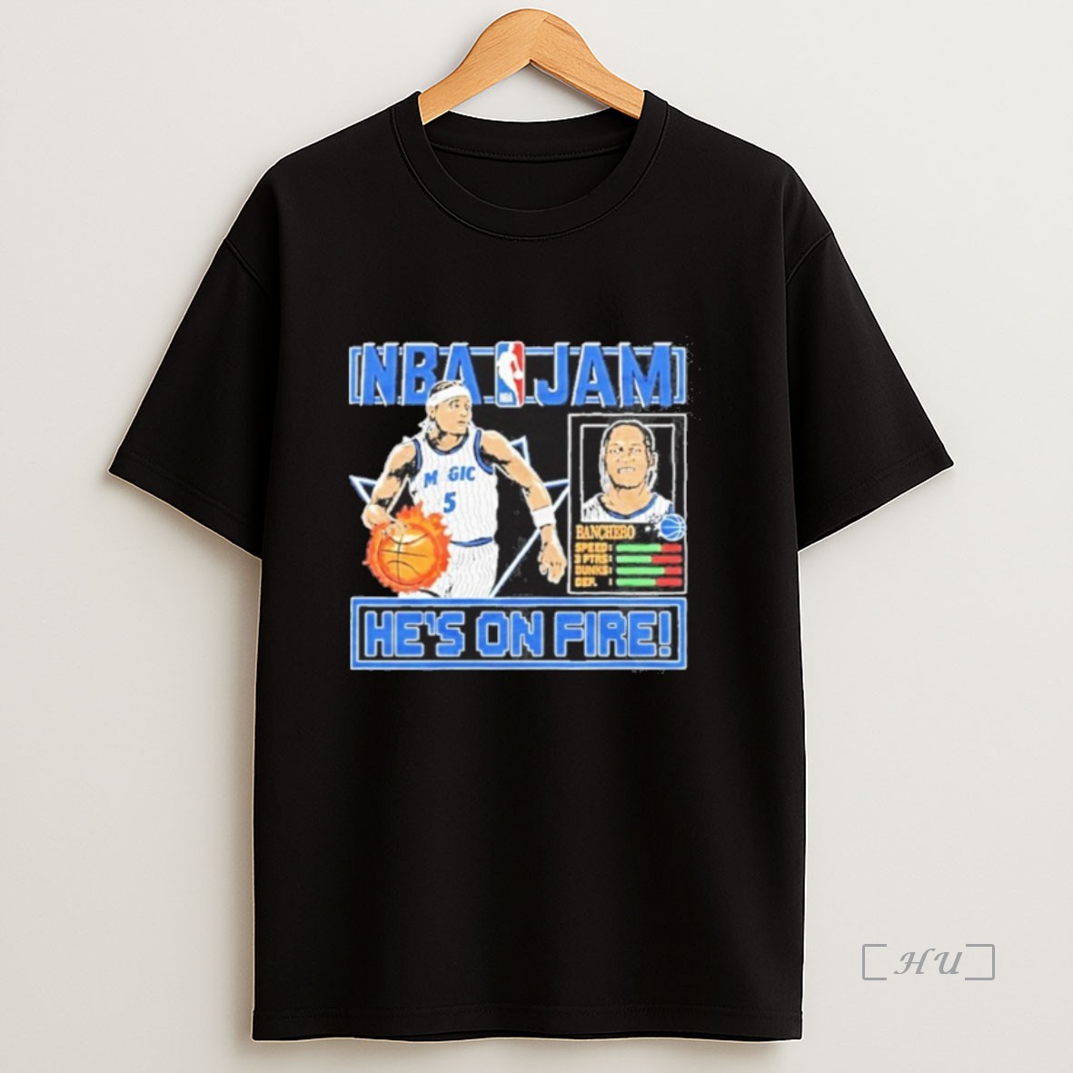 Officials Paolo Banchero Hes On Fire Orlando Magic Nba Jam Sweatshirt Tee Shirt