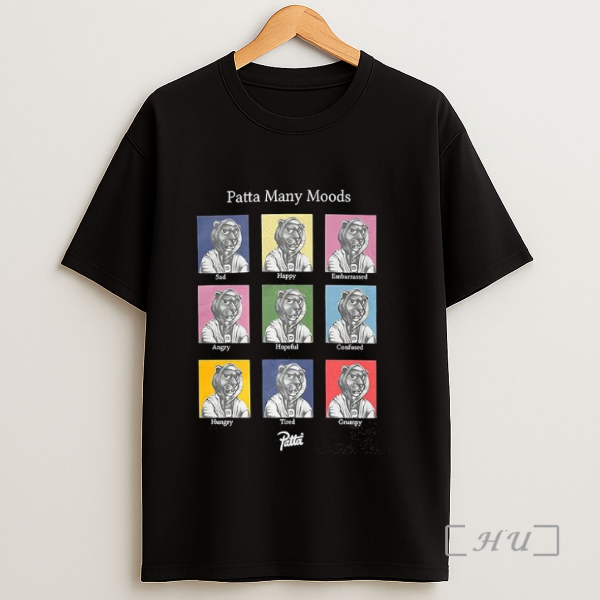 Officials Patta Many Moods Sad Happy Embarrassed Angry Hopeful Confused Hungry Tired Grumpy Sweatshirt Tee Shirt
