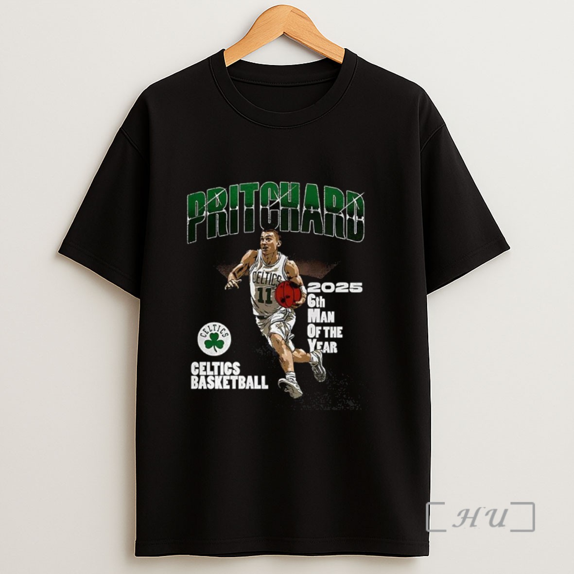 Officials Payton Pritchard Boston Celtics Nba 2025 6th Man Of The Year Number 11 Sweatshirt Tee Shirt