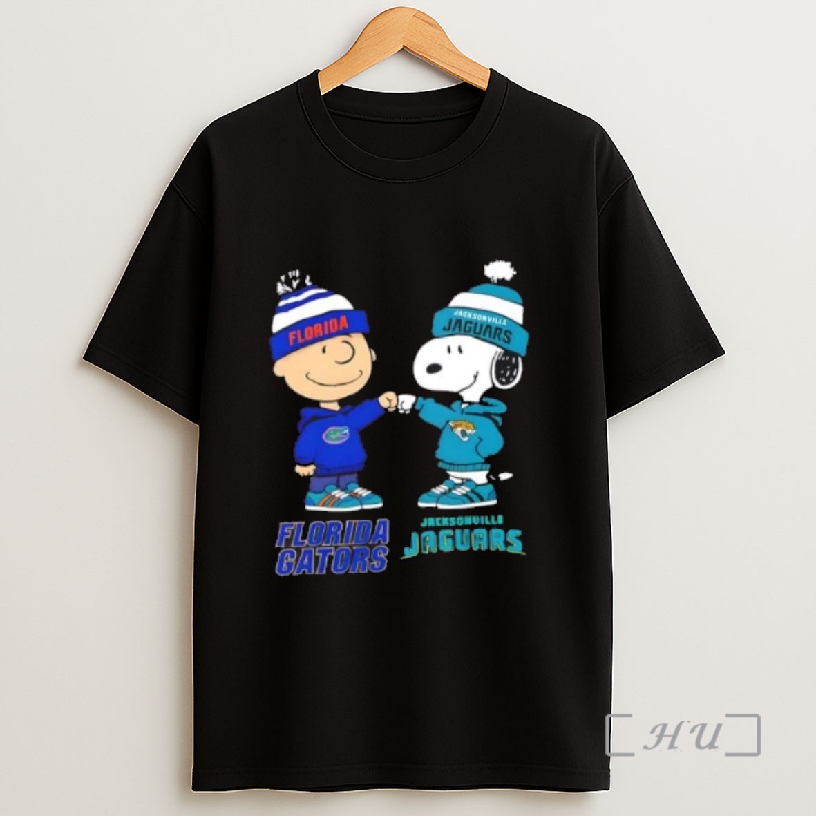 Officials Peanuts Charlie Brown And Snoopy Florida Gators X Jacksonville Jaguars Sweatshirt Tee Shirt