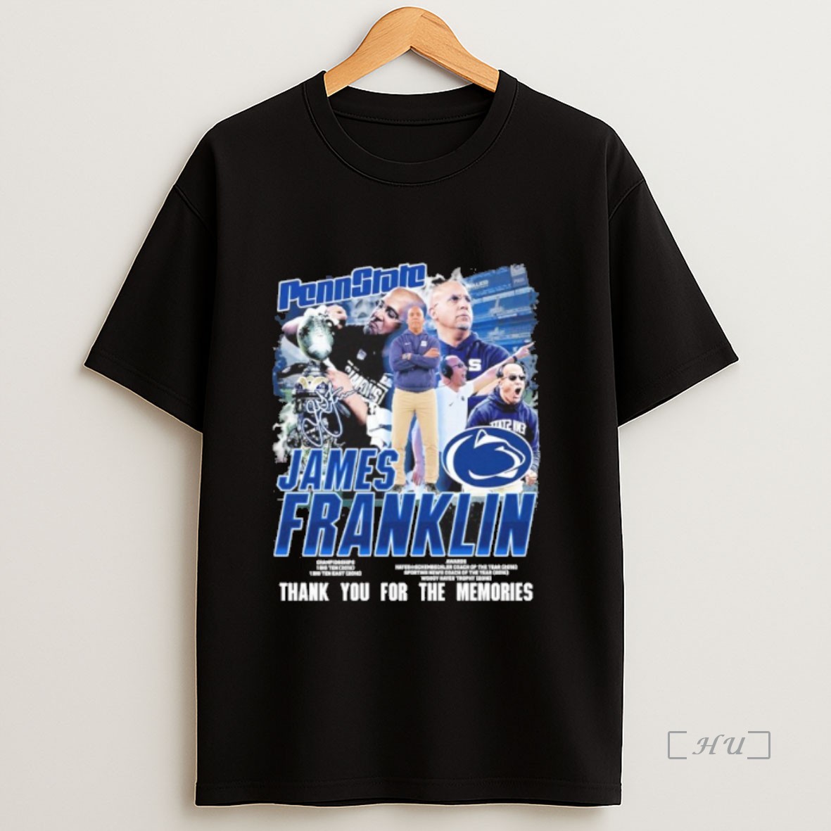 Officials Penn State James Franklin Thank You For The Memories Sweatshirt Tee Shirt