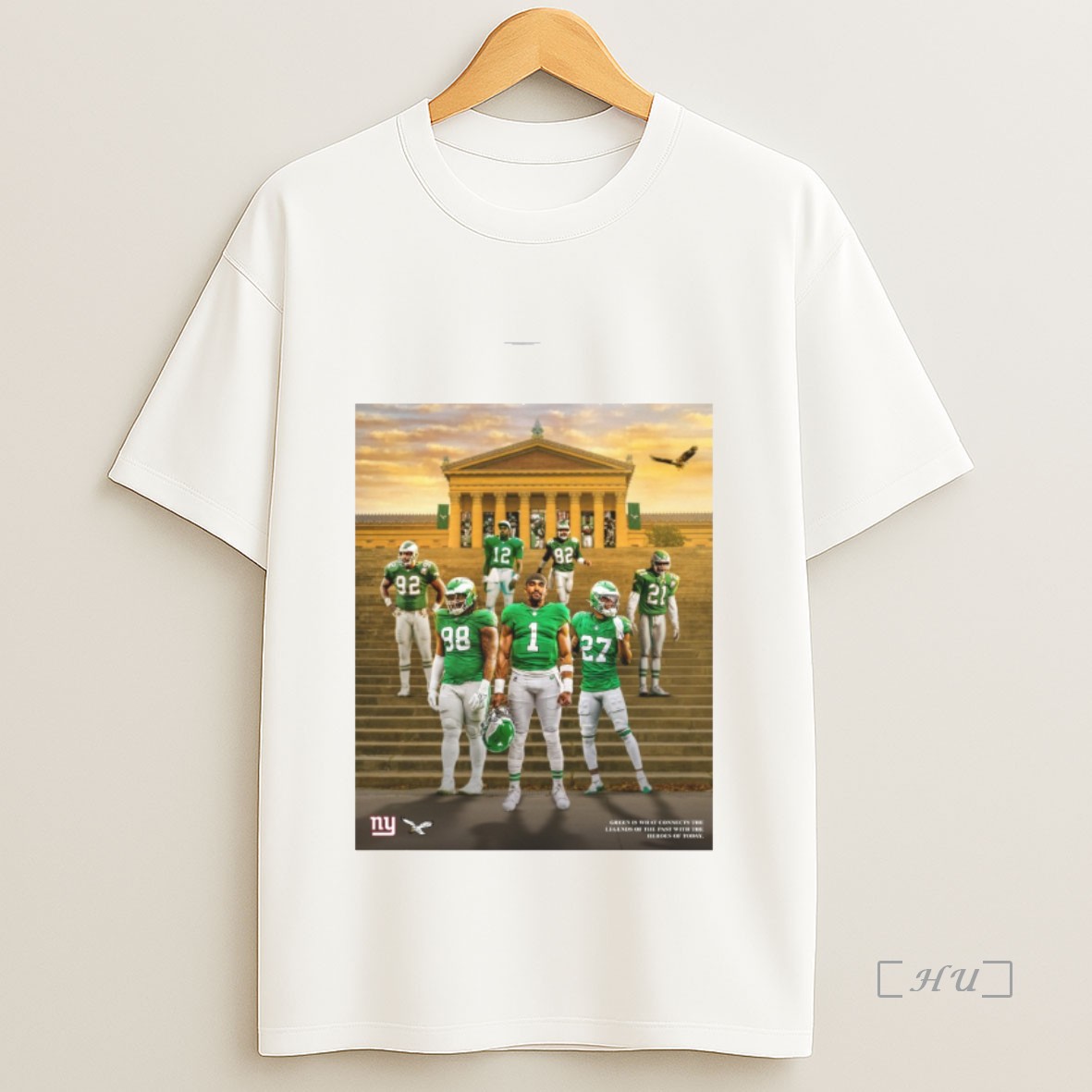 Officials Philadelphia Eagles Vs New York Giants Green Is What Connects The Legends Of The Past With The Heroes Of Today Sweatshirt Tee Shirt