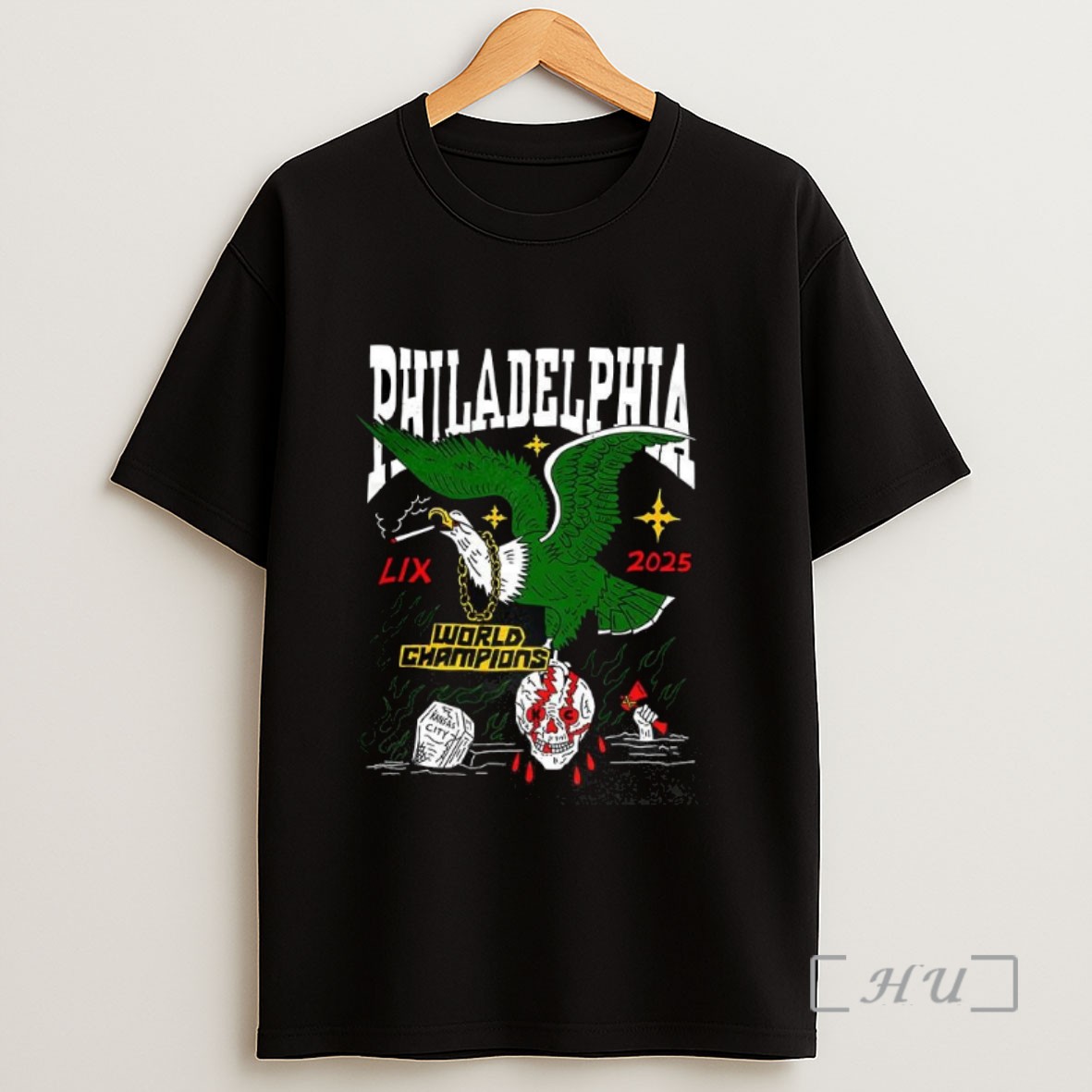 Officials Philadelphia Eagles Beat Kansas City Chiefs World Champions 2025 Halloween Sweatshirt Tee Shirt