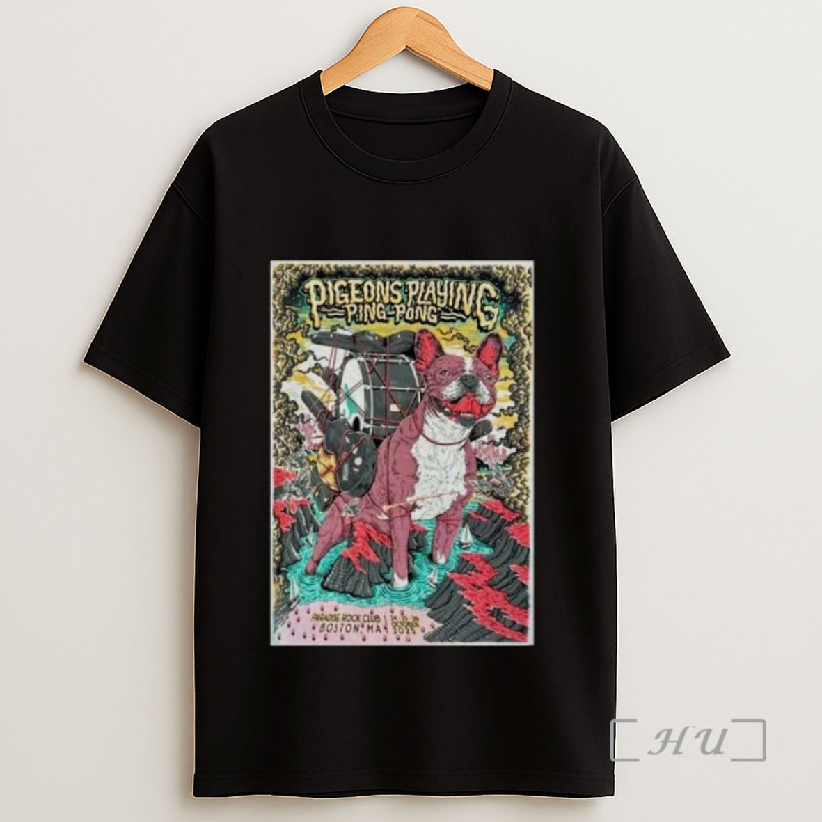 Officials Pigeons Playing Ping Pong October 24 26 2025 Boston Ma Long Sleve Sweatshirt Tee Shirt