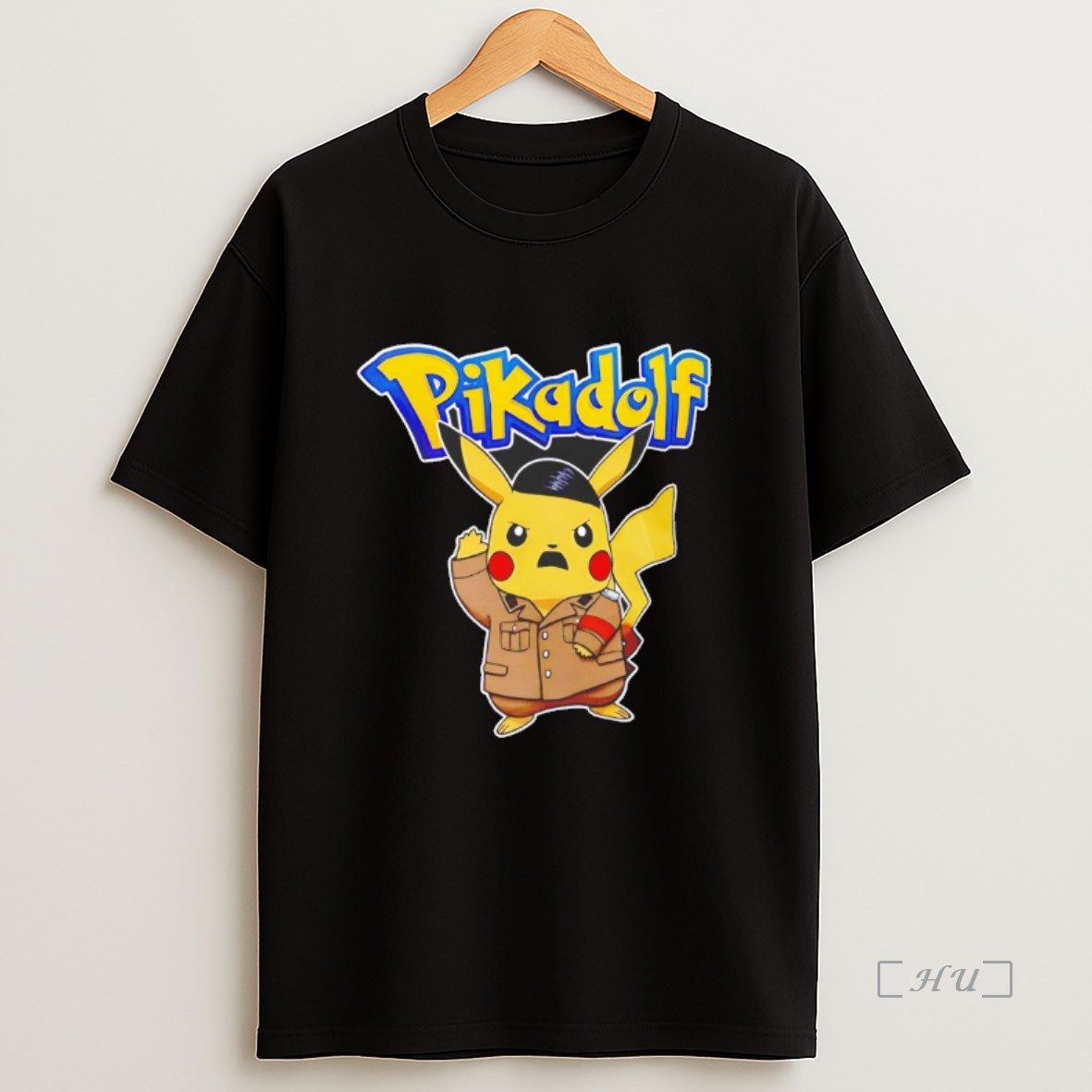 Officials Pikachu X Adolf Hitler Pikadolf Parody Sweatshirt Tee Shirt
