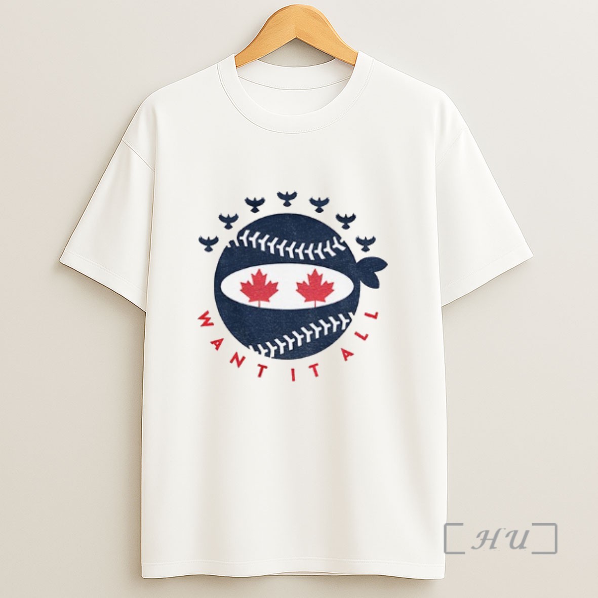 Officials Pitching Ninja Maple Leaf Want It All Toronto Blue Jays Sweatshirt Tee Shirt