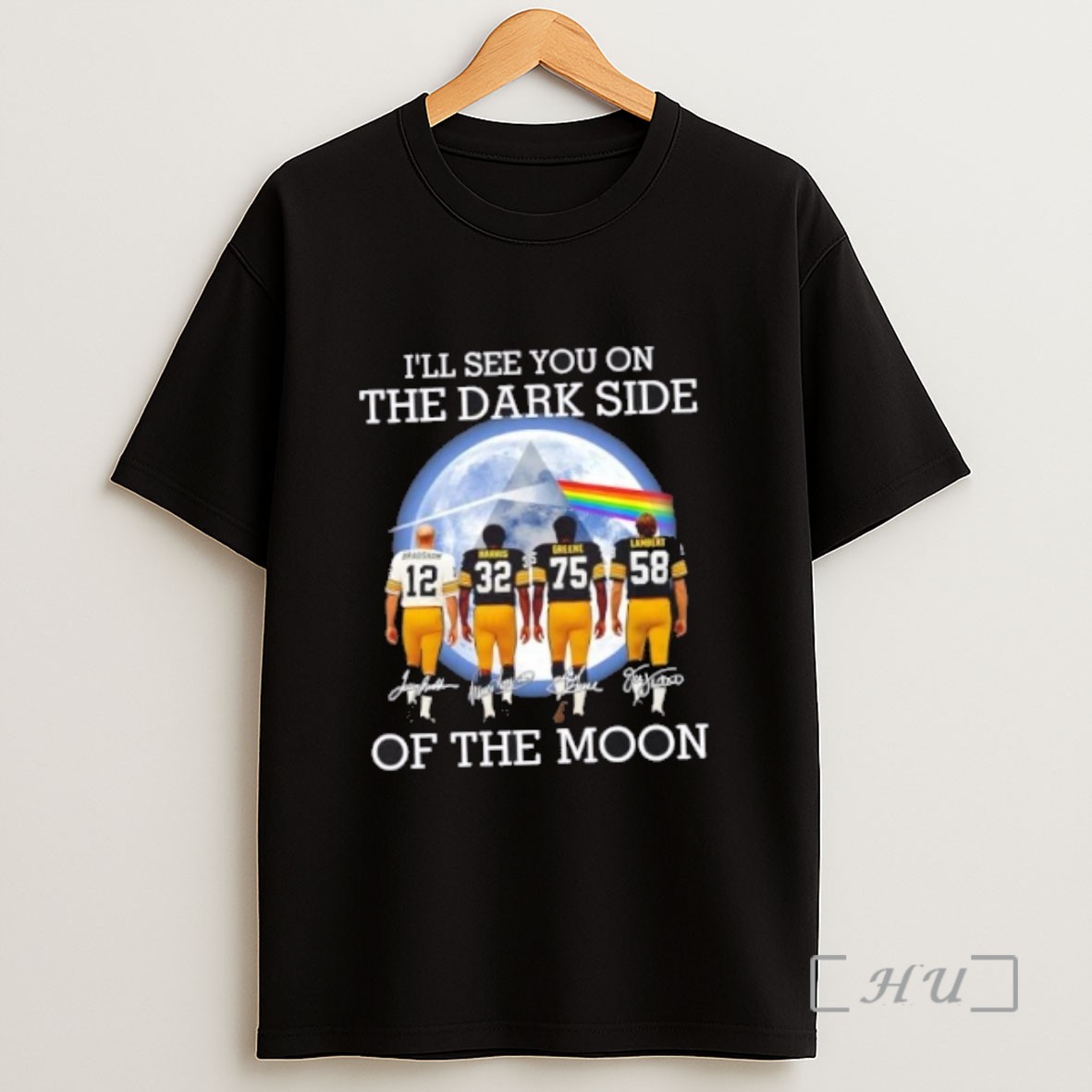 Officials Pittsburgh Steelers Legends Ill See You On The Dark Side Of The Moon Sweatshirt Tee Shirt