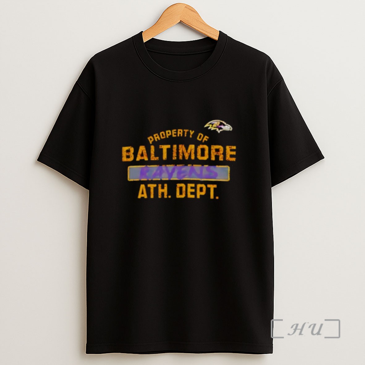 Officials Property Of Baltimore Ravens Ath Sweatshirt Tee Shirt