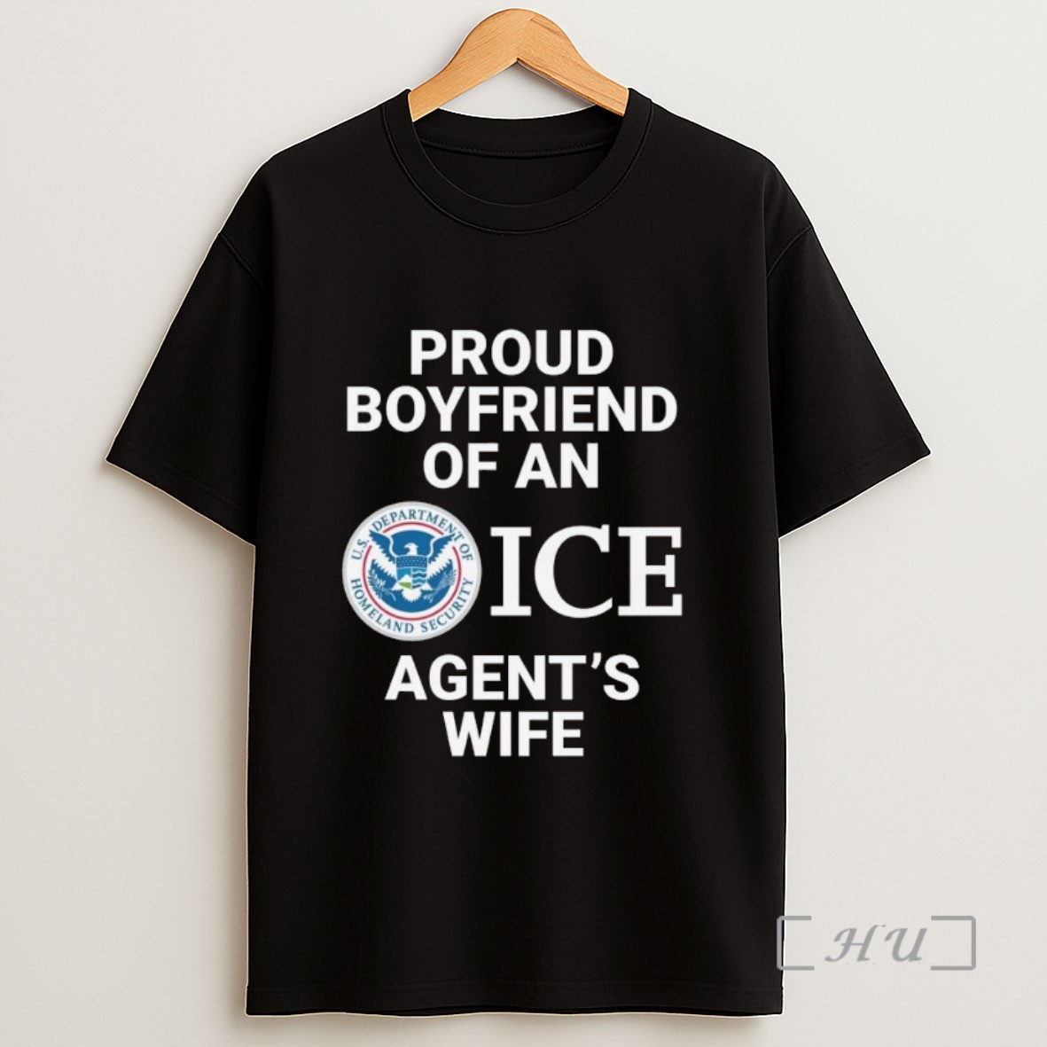 Officials Proud Boyfriend Of An Ice Agents Wife Long Sleve Sweatshirt Tee Shirt