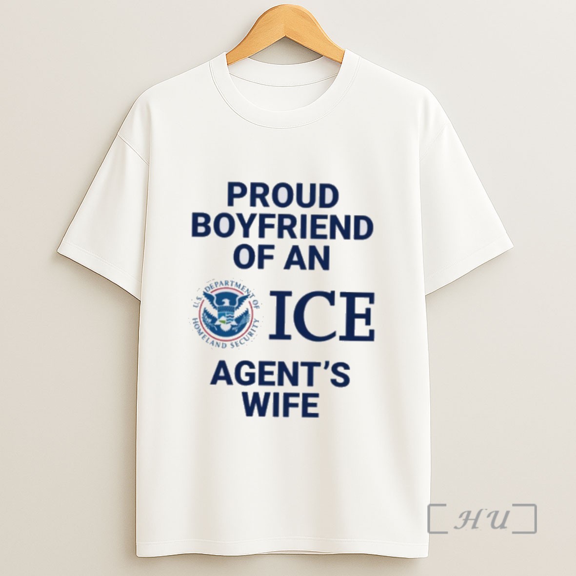 Officials Proud Boyfriend Of An Ice Agents Wife Sweatshirt Tee Shirt