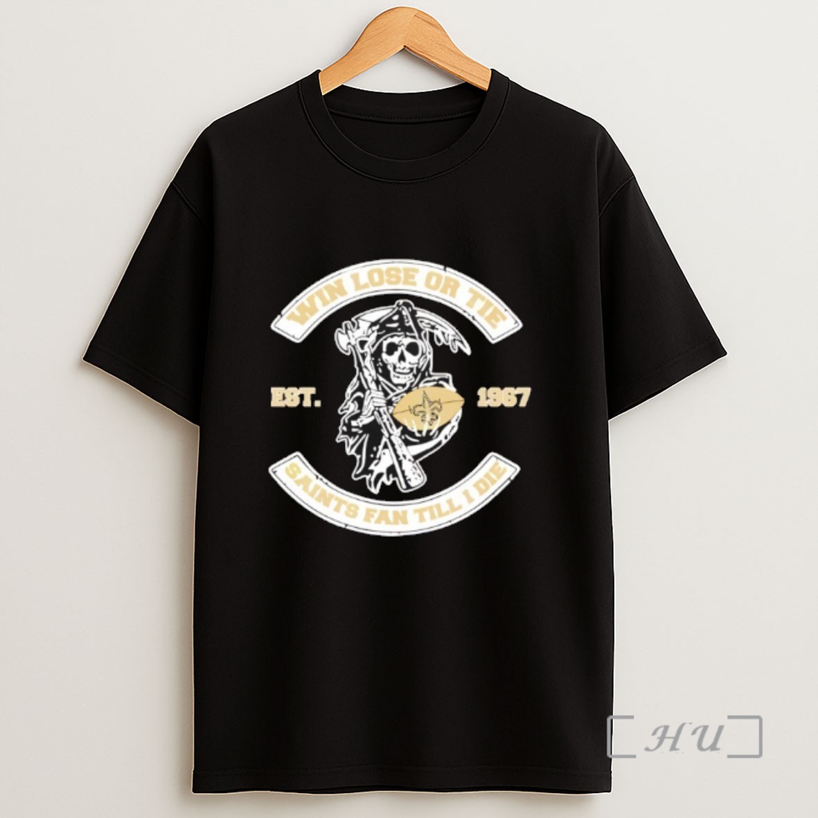 Officials Reaper Win Lose Or Tie New Orleans Saints Fan Till I Die Sweatshirt Tee Shirt