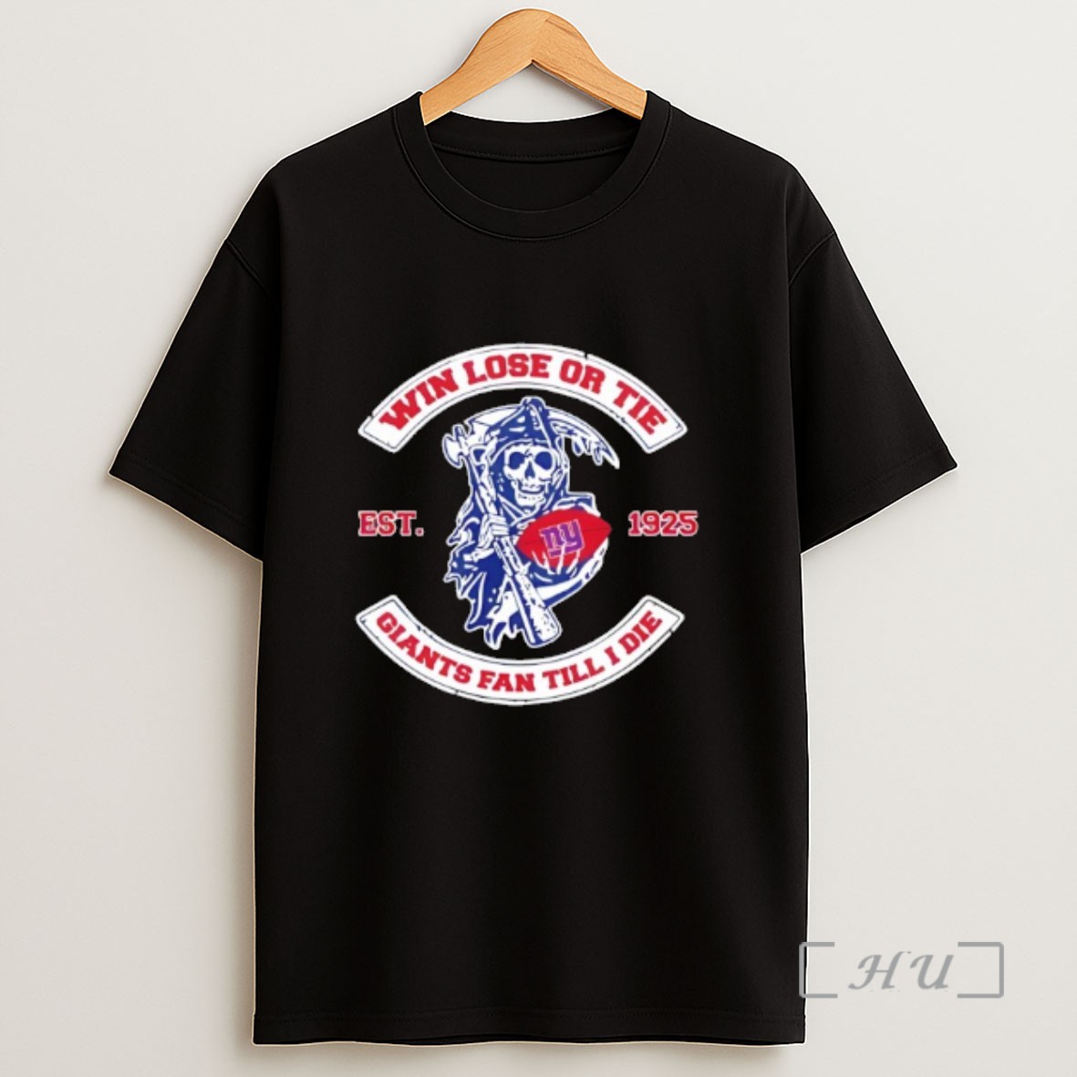 Officials Reaper Win Lose Or Tie New York Giants Fan Till I Die Sweatshirt Tee Shirt
