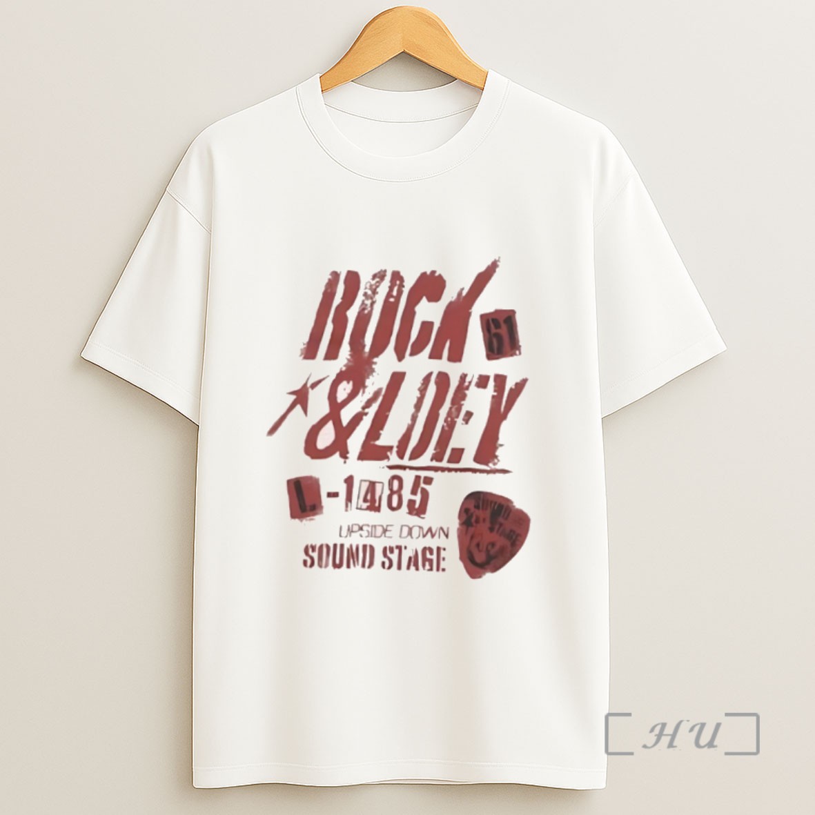 Officials Rock And Loey L 1485 Upside Down Sound Stage Sweatshirt Tee Shirt