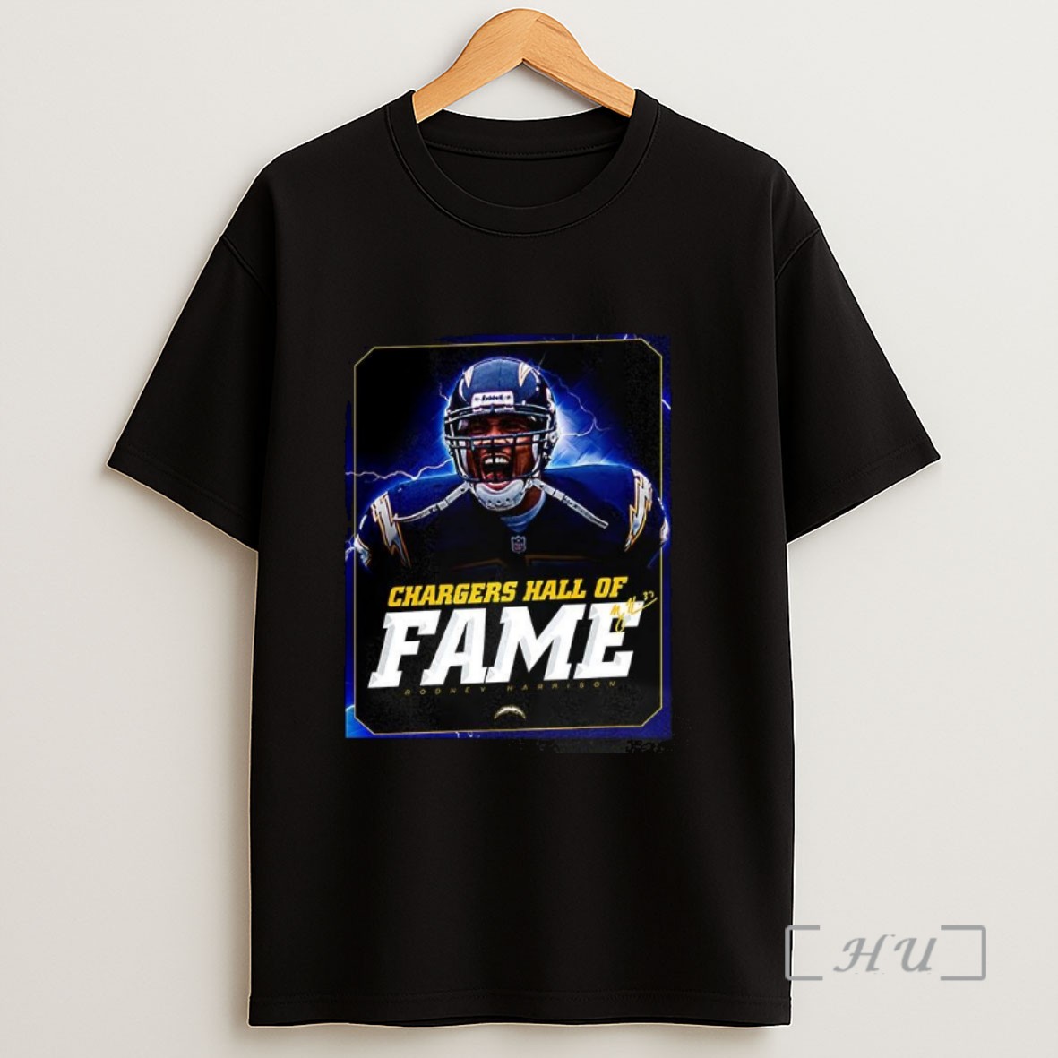 Officials Rooney Harrison San Diego Chargers Football Chargers Hall Of Fame Signature Sweatshirt Tee Shirt