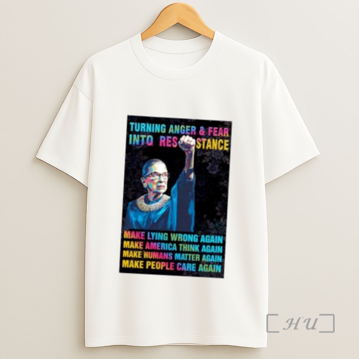 Officials Ruth Bader Ginsburg Turning Anger Fear Into Resistance Ornaments Sweatshirt Tee Shirt