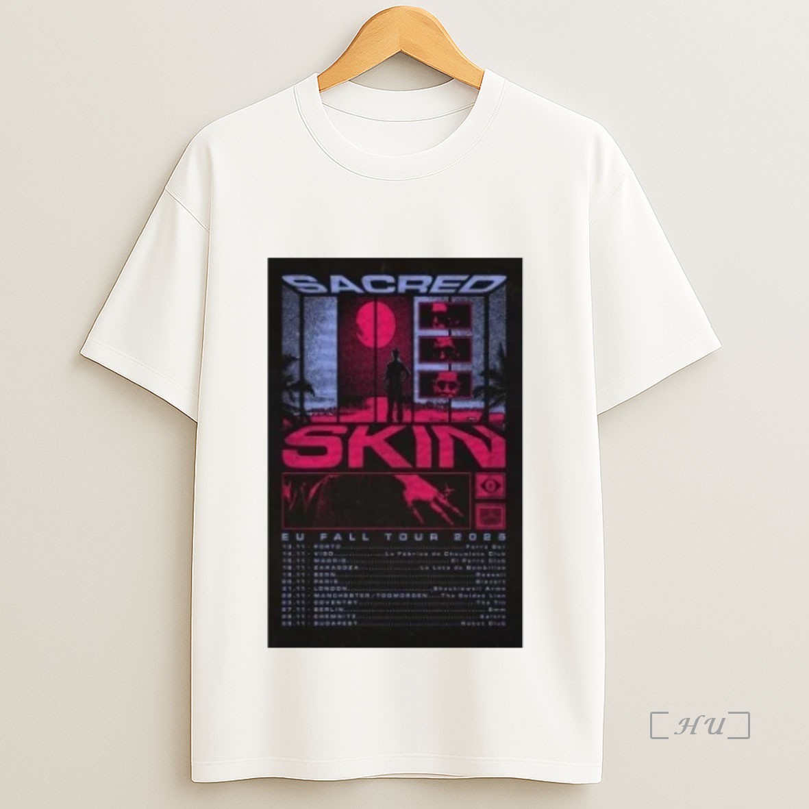 Officials Sacred Skin Us Fall Tour 2025 Sweatshirt Tee Shirt