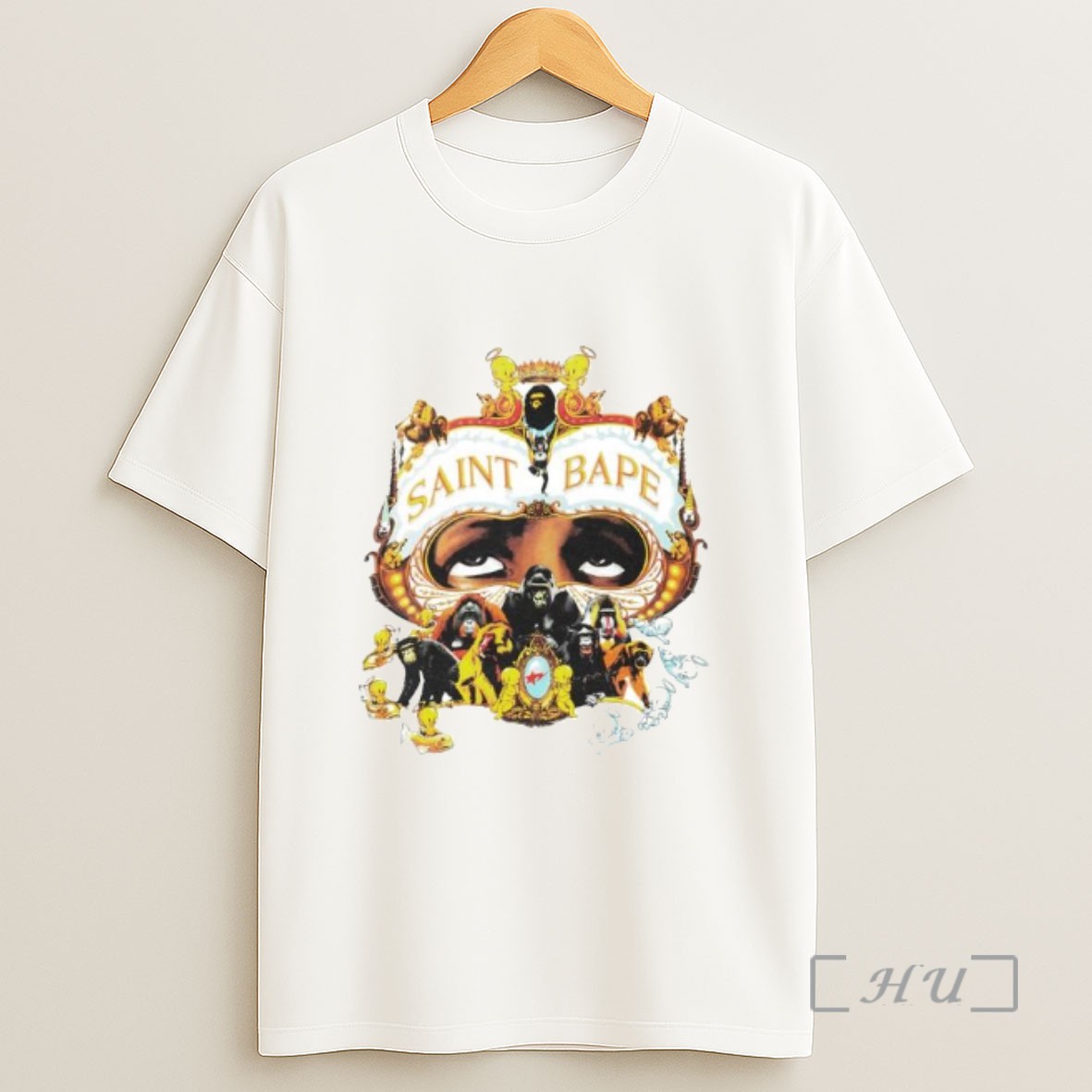 Officials Saint Bape Bathing Ape Generation Bape Ornaments Sweatshirt Tee Shirt