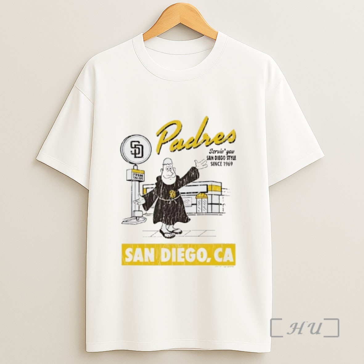 Officials San Diego Padres Serving You Since 1969 Sweatshirt Tee Shirt