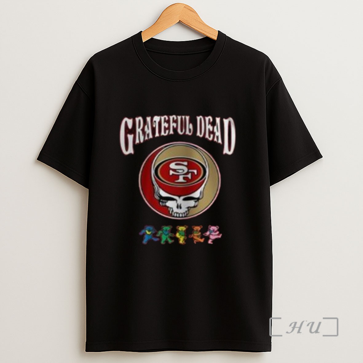 Officials San Francisco 49ers Grateful Dead 60th Anniversary Nfl 2025 Football Long Sleve Sweatshirt Tee Shirt