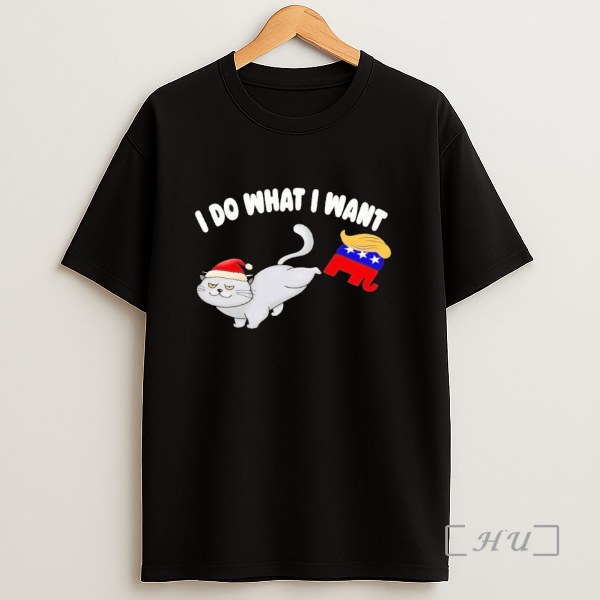 Officials Santa Cat I Do What Want Sweatshirt Tee Shirt