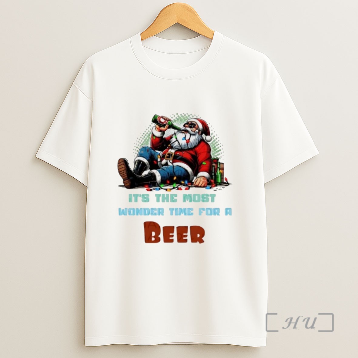 Officials Santa Drunk Its The Most Wonder Time For A Beer Sweatshirt Tee Shirt