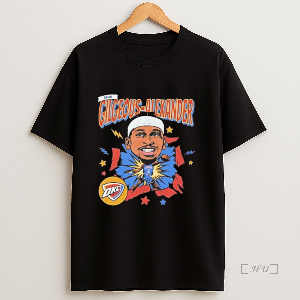 Officials Shai Gilgeous Alexander Oklahoma City Thunder Caricature Comic Sweatshirt Tee Shirt