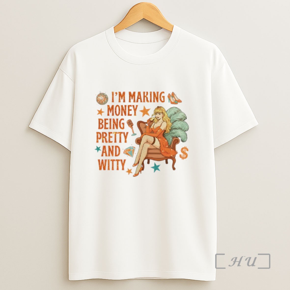 Officials Showgirl Era Swiftie Im Making Money Being Pretty And Witty Sweatshirt Tee Shirt