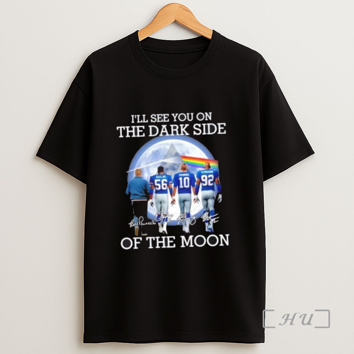 Officials Simms Taylor Manning Strahan New York Giants Ill See You On The Dark Side Of The Moon Sweatshirt Tee Shirt