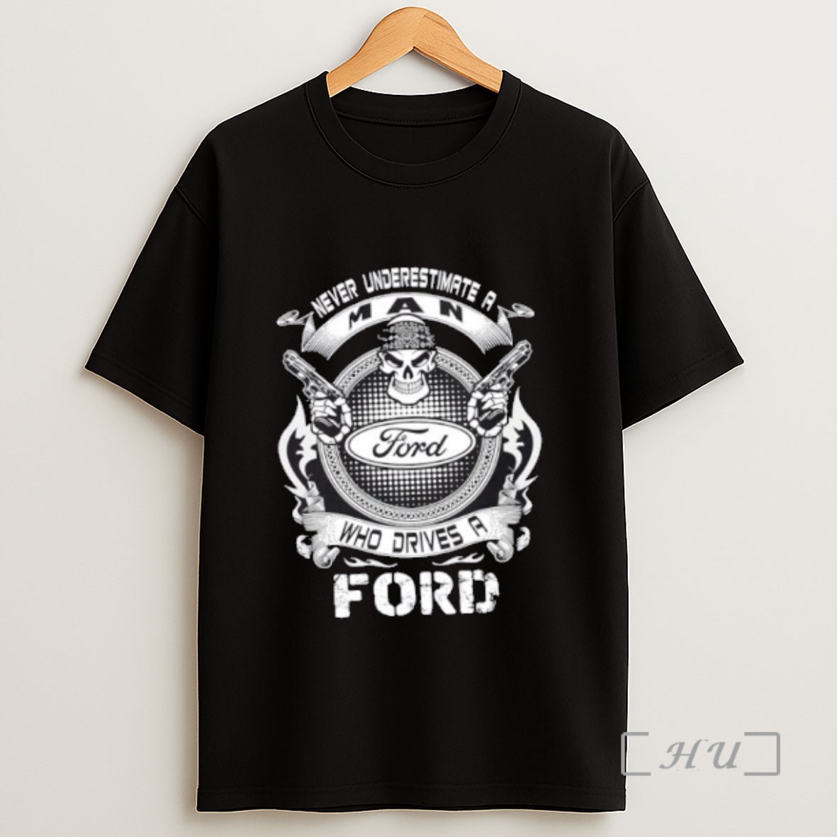 Officials Skull Never Underestimate A Man Who Drives A Ford Sweatshirt Tee Shirt