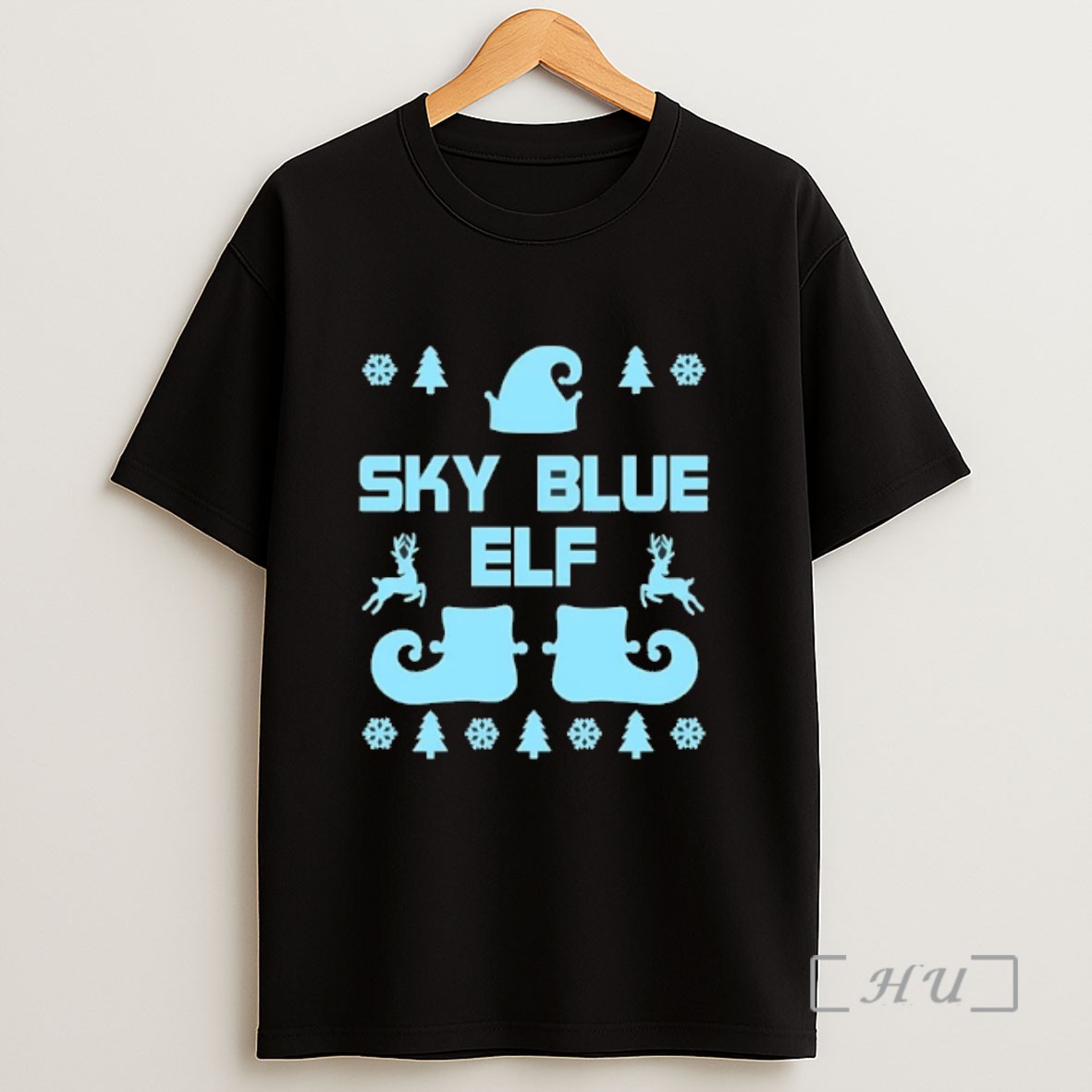 Officials Sky Blue Elf Christmas Sweatshirt Tee Shirt