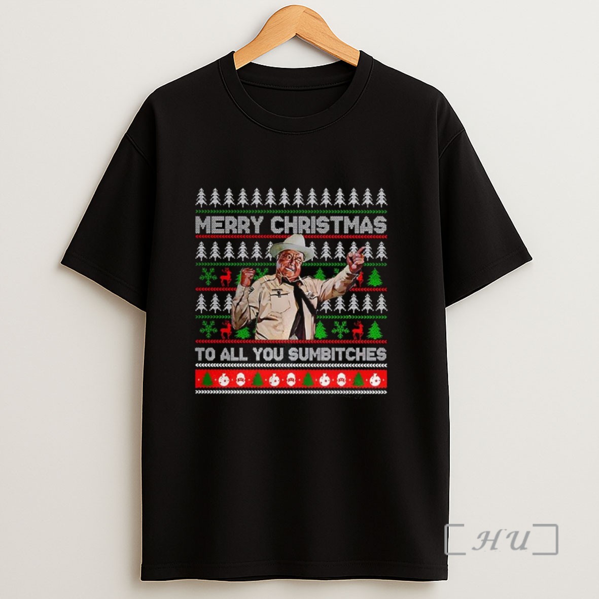 Officials Smokey And The Bandit Merry Christmas Too All You Sumbitches Christmas Funny Xmas Sweatshirt Tee Shirt