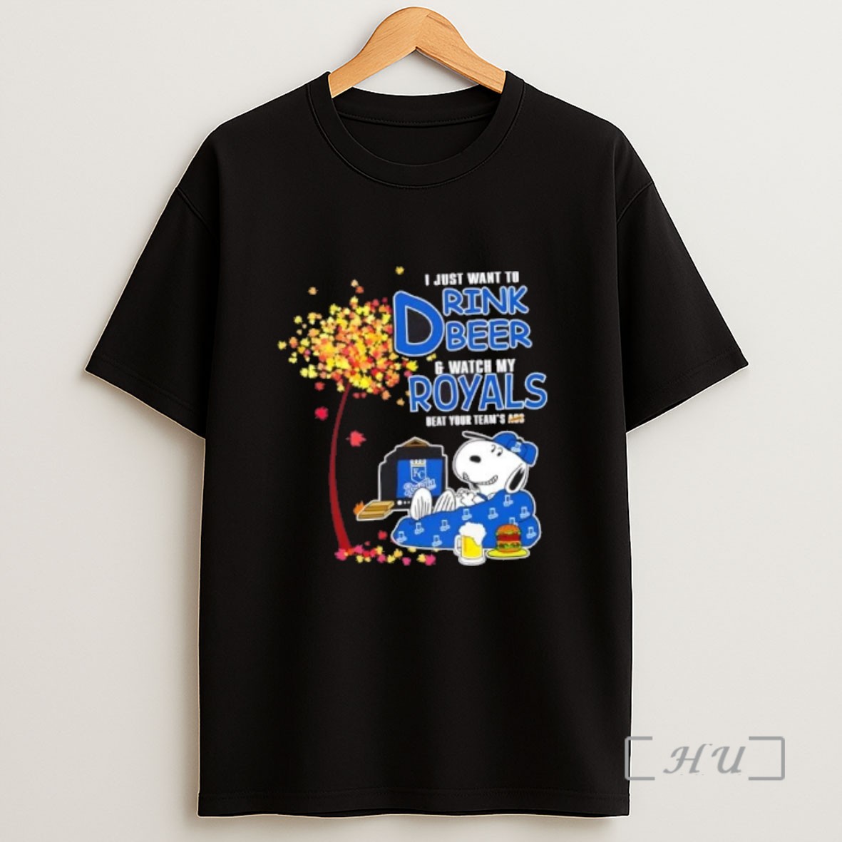 Officials Snoopy I Just Want To Drink Beer And Watch My Kansas City Royals Beat Your Teams Ass Sweatshirt Tee Shirt