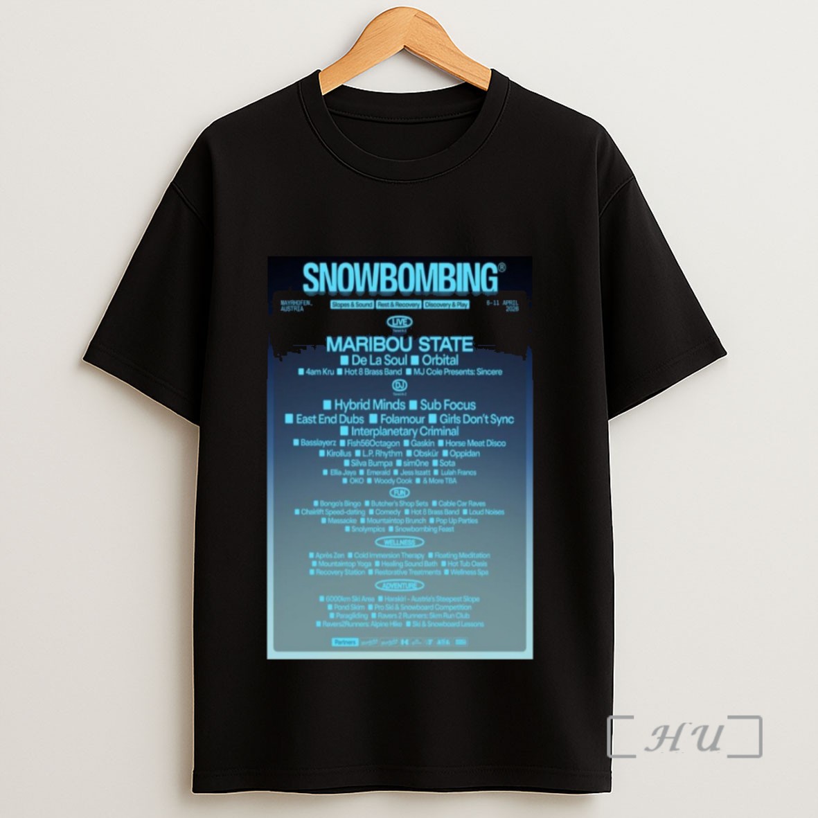 Officials Snowbombing Mayrhofen Austria April 6 11 2026 Concert Sweatshirt Tee Shirt