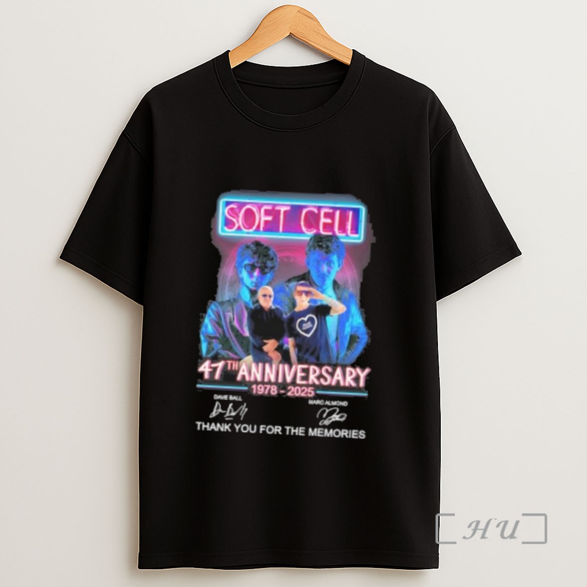 Officials Soft Cell 47th Anniversary 1978 2025 Thank You For The Memories Sweatshirt Tee Shirt