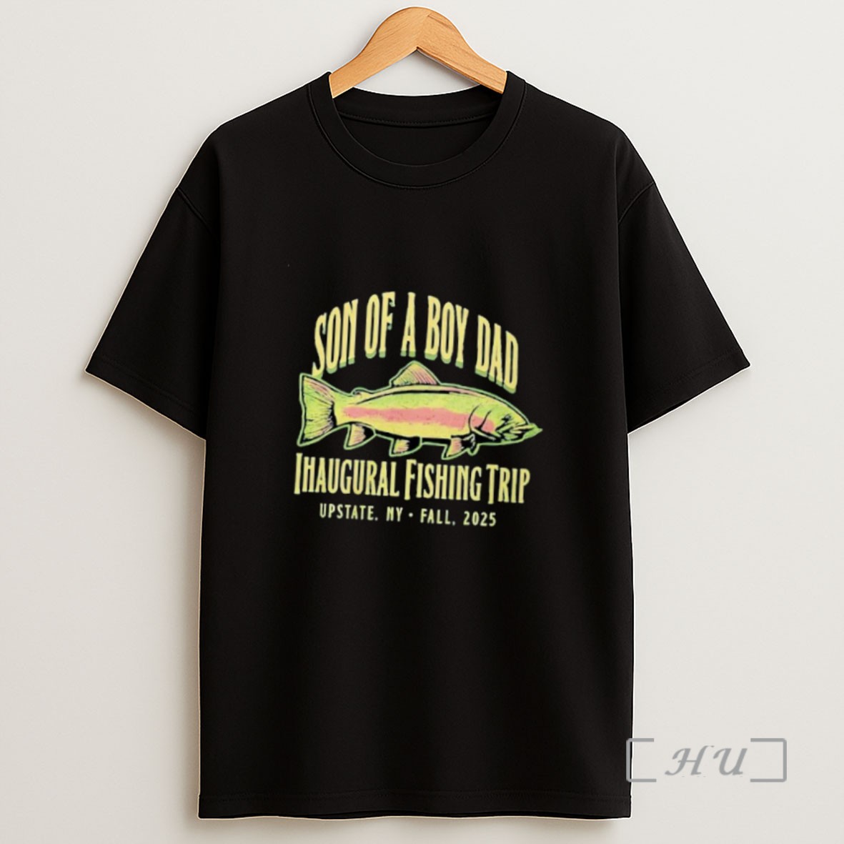 Officials Son Of A Boy Dad Inaugural Fishing Trip 2025 Ornaments Sweatshirt Tee Shirt