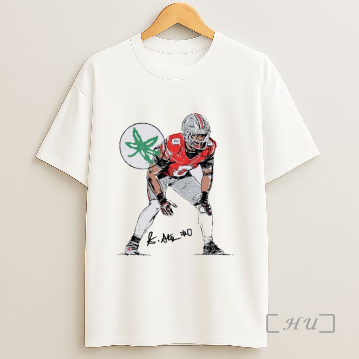 Officials Sonny Styles 0 Ohio Nfl State Buckeyes Graphic Sweatshirt Tee Shirt
