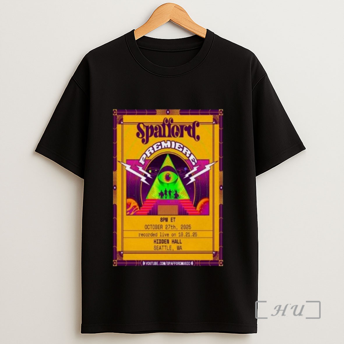 Officials Spafford Hidden Hall Seattle Wa October 27 2025 Tour Long Sleve Sweatshirt Tee Shirt