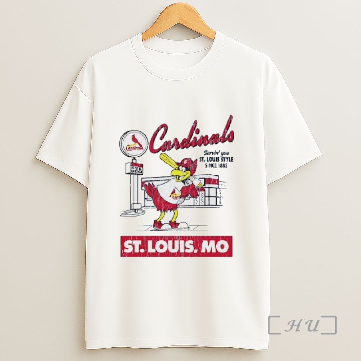 Officials St Louis Cardinals Serving You St Sweatshirt Tee Shirt