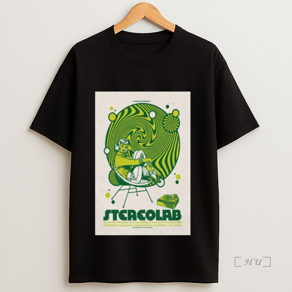 Officials Stereolab November 22 23 2025 The Regency Ballroom San Francisco Sweatshirt Tee Shirt