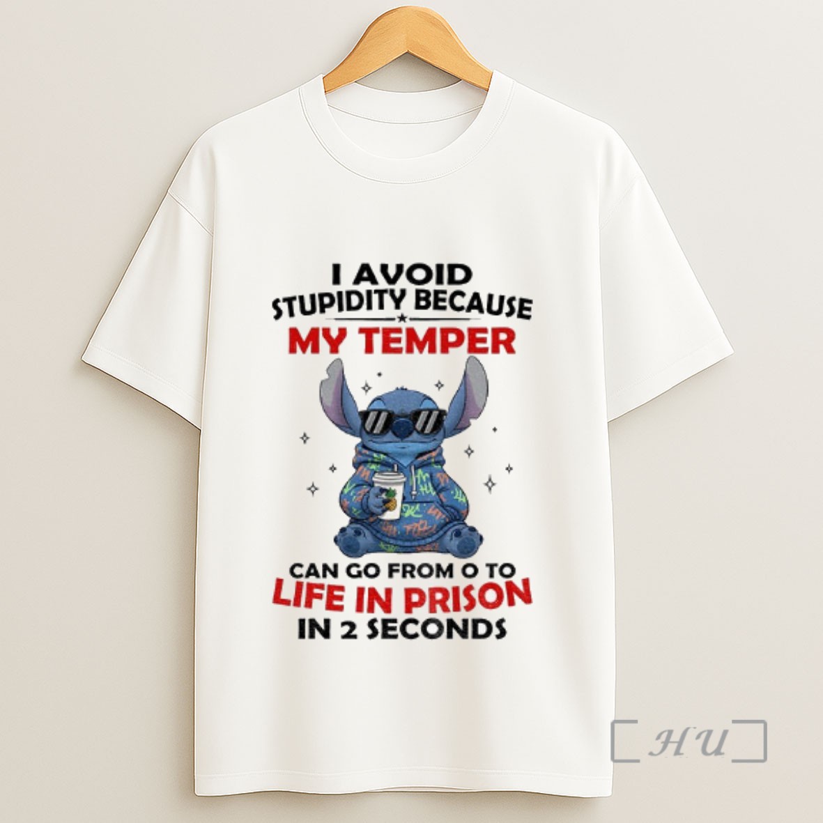 Officials Stitch I Avoid Stupidity Because My Temper Can Go From O To Life In Prison In 2 Second Sweatshirt Tee Shirt