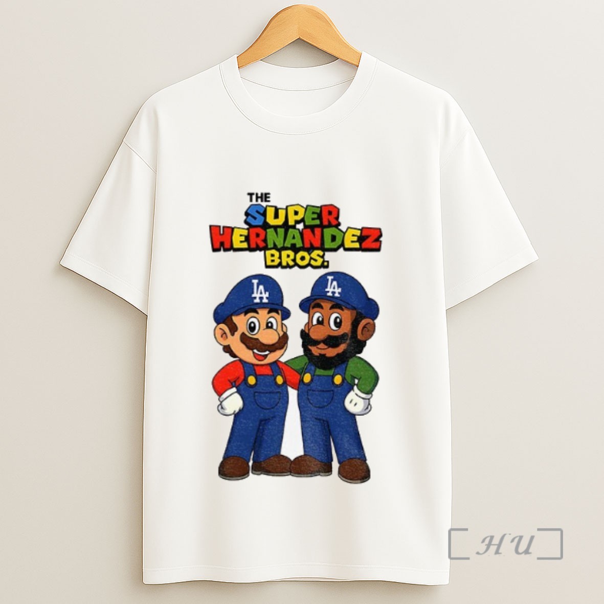 Officials Super Mario The Super Hernandez Bros Los Angeles Dodgers Mlb Baseball Sweatshirt Tee Shirt