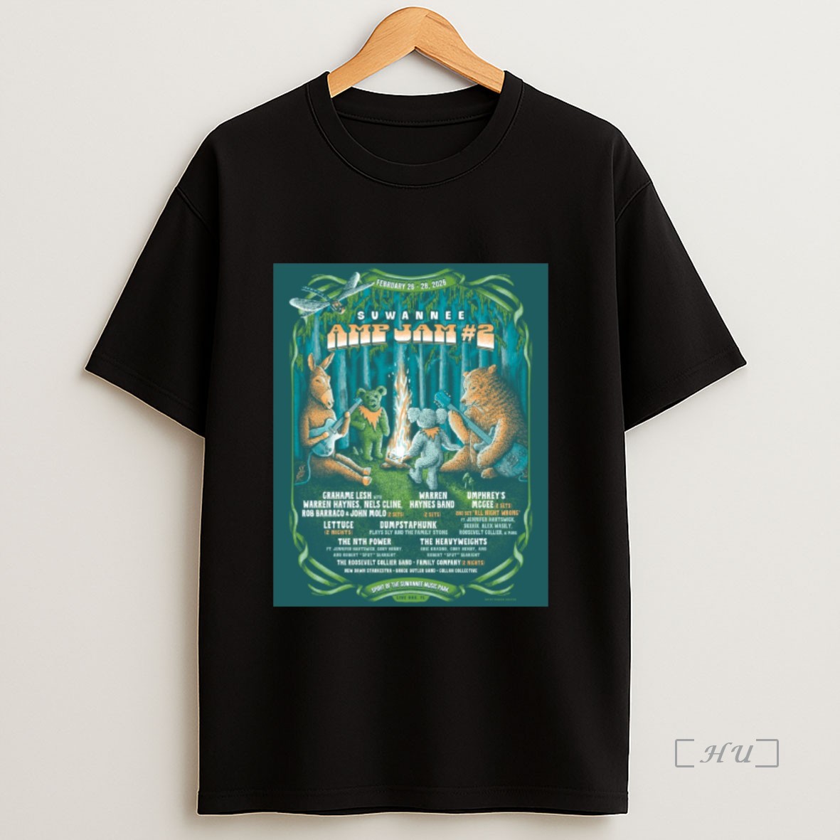 Officials Suwannee Amp Jam Spirit Of The Suwannee Music Park February 26 28 2026 Sweatshirt Tee Shirt