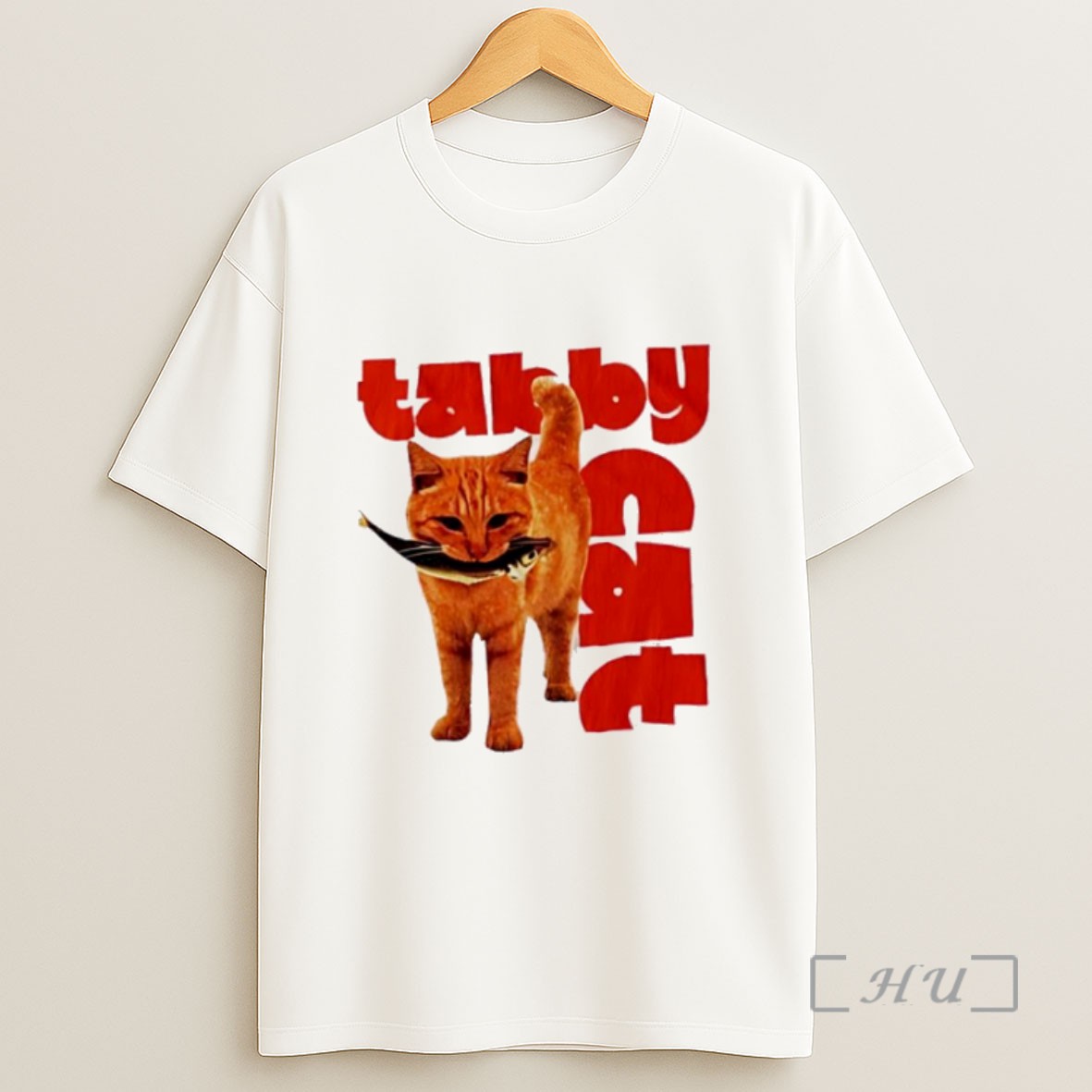 Officials Tabby Cat With Fish Sweatshirt Tee Shirt