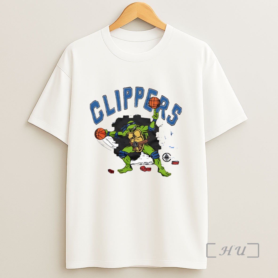 Officials Teenage Mutant Ninja Turtles Leonardo X La Clippers Sweatshirt Tee Shirt