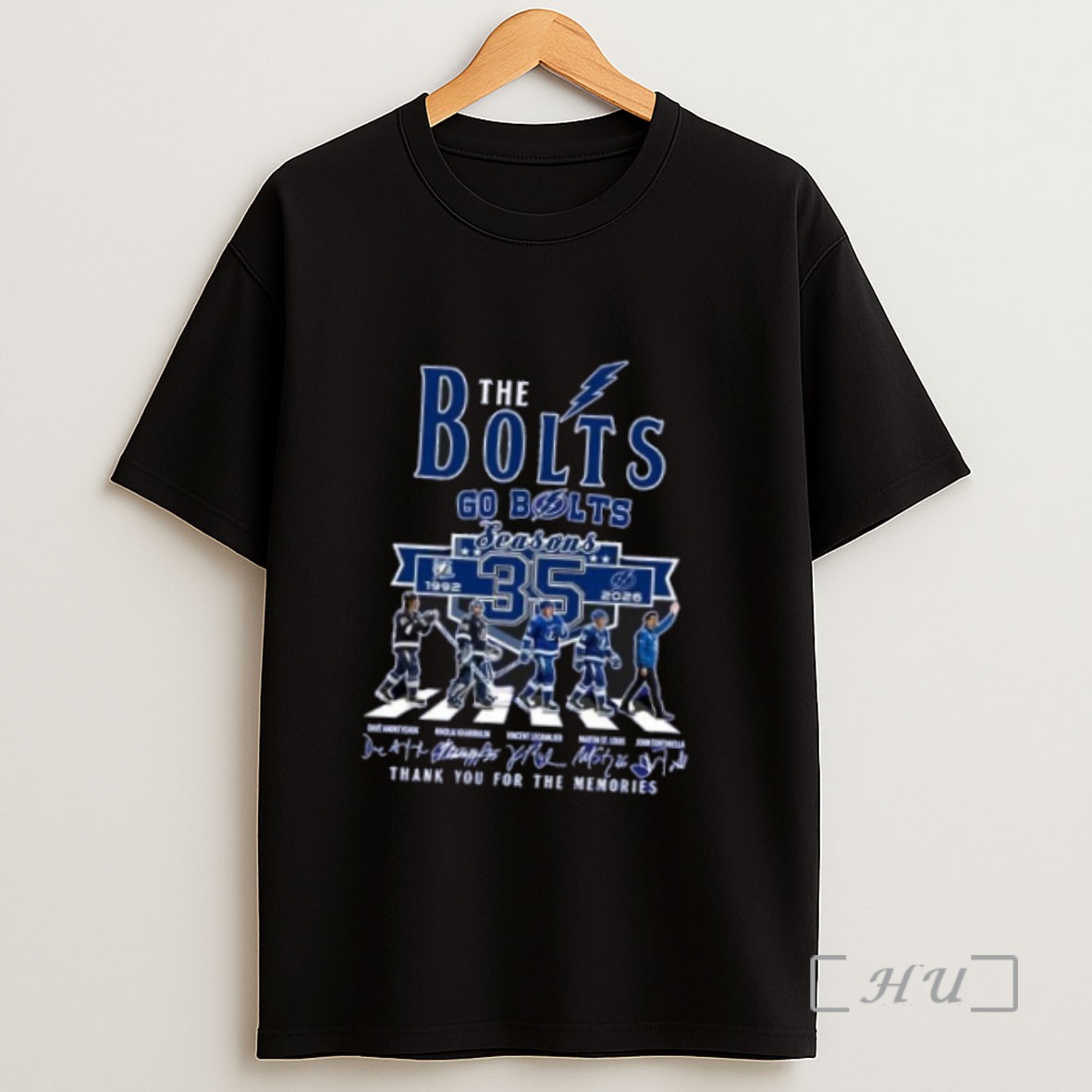 Officials The Bolts Tampa Bay Lightning Abbey Road Thank You For The Memories Sweatshirt Tee Shirt