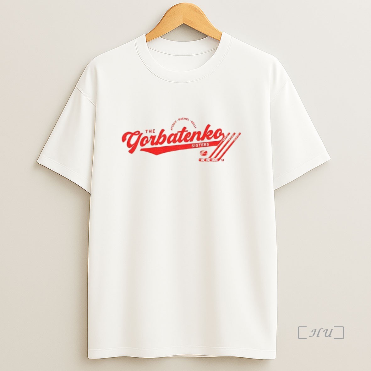 Officials The Gorbatenko Sisters Script Logo Nicole Rachel Kelly Hockey Logo Sweatshirt Tee Shirt